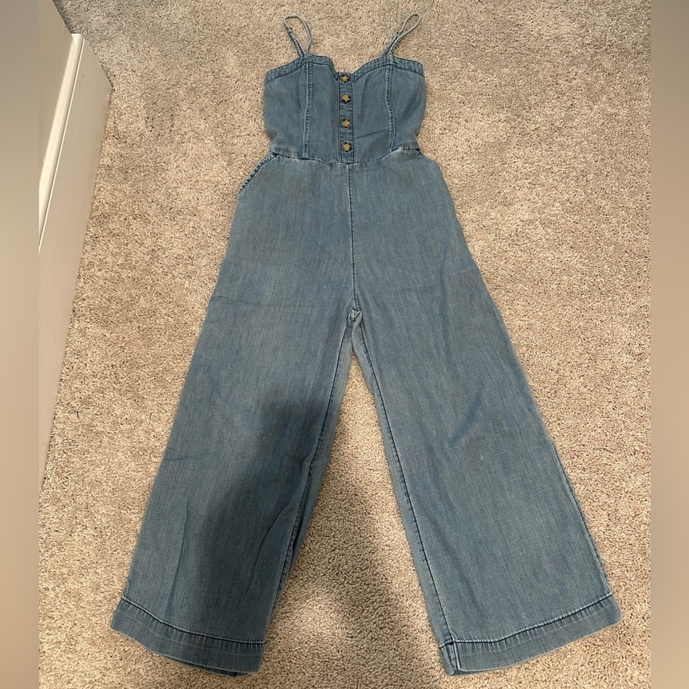 Abercrombie Soft Denim Jumpsuit XXSP